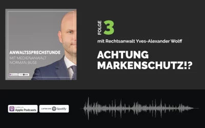 Rechtspodcast zum Thema Markenrecht